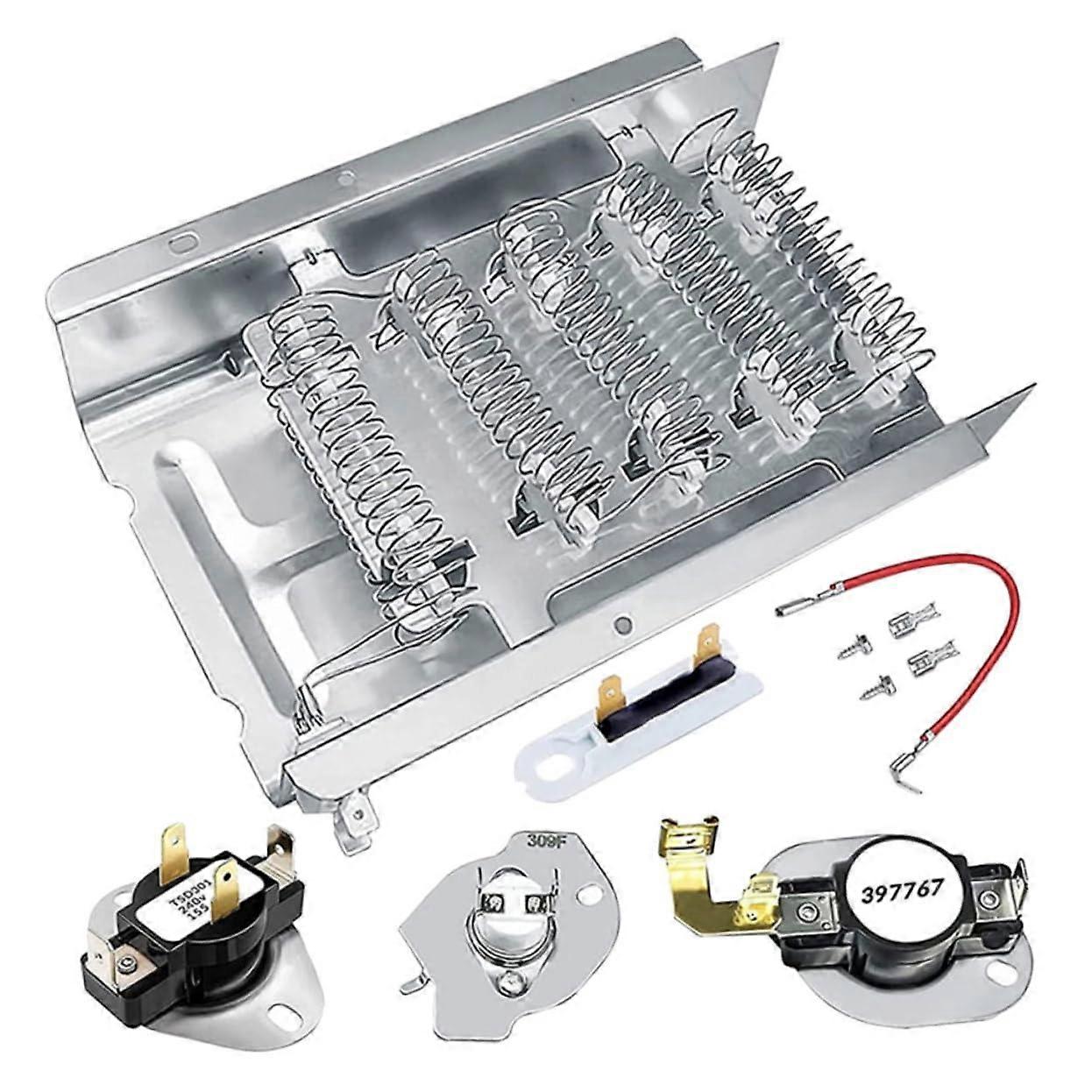 Universal Dryer Heating Element Replacement, Durable  Strength, Fits Multiple Brands, Easy Install