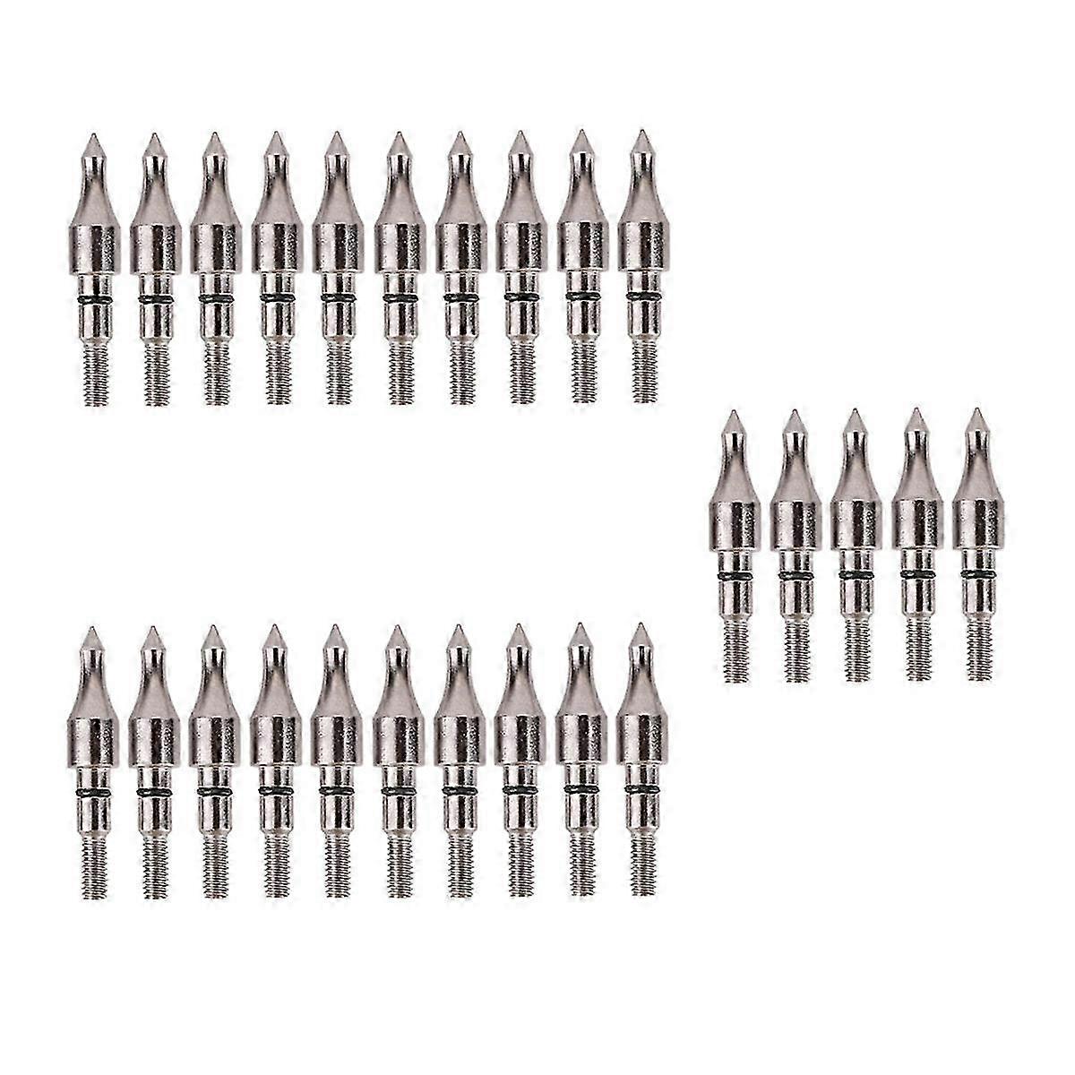 Archery Field Points Screw-in Tip Archery Practice for Recurve Compound Bow 25-26