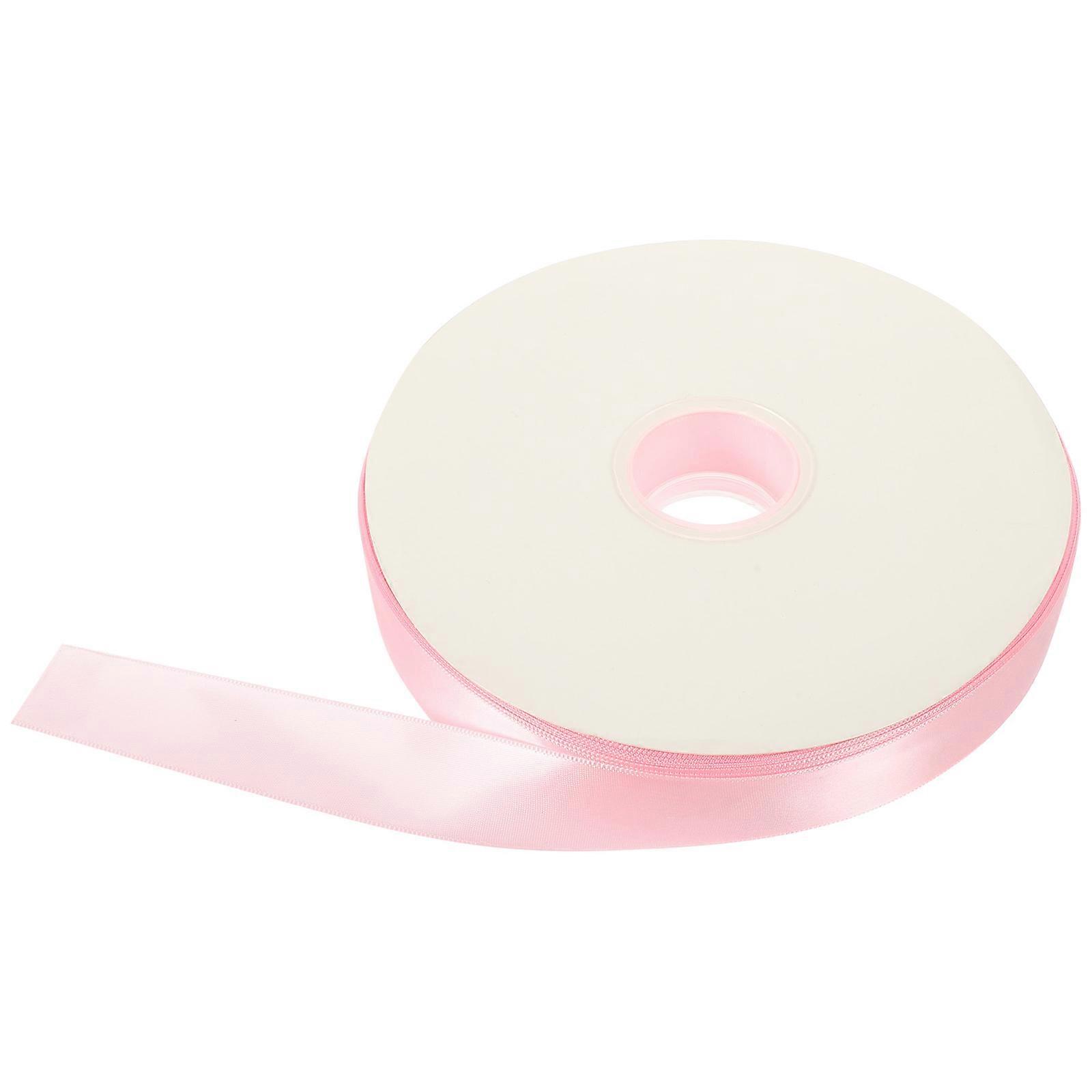 Pink Decorative Ribbon for Gift Wrapping 1 Roll Polyester Ribbon