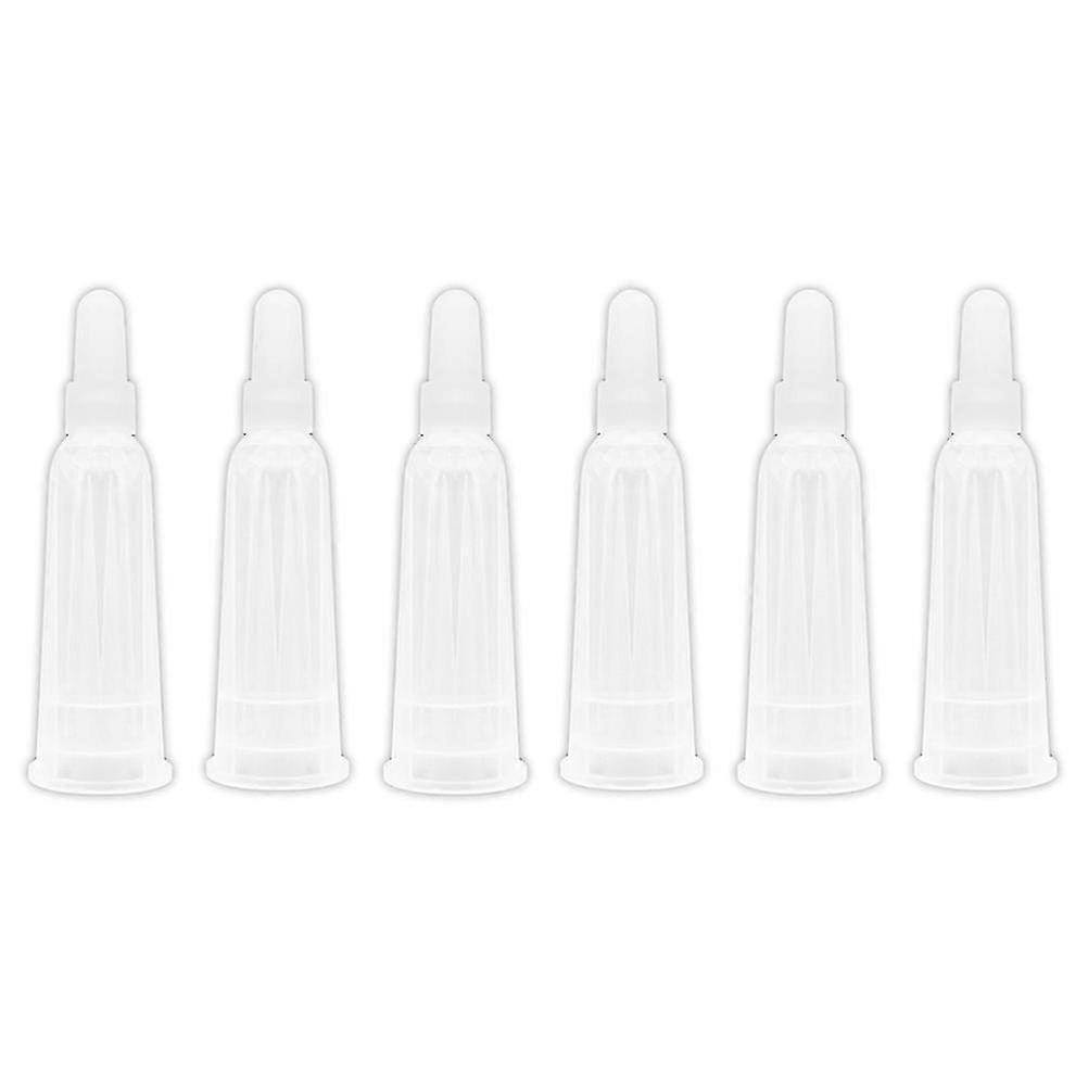 6pcs Ampule Tips Applicator Tips Caps Replacement Ampule Tip Caps Liquids Dispensing Tips 25-26s