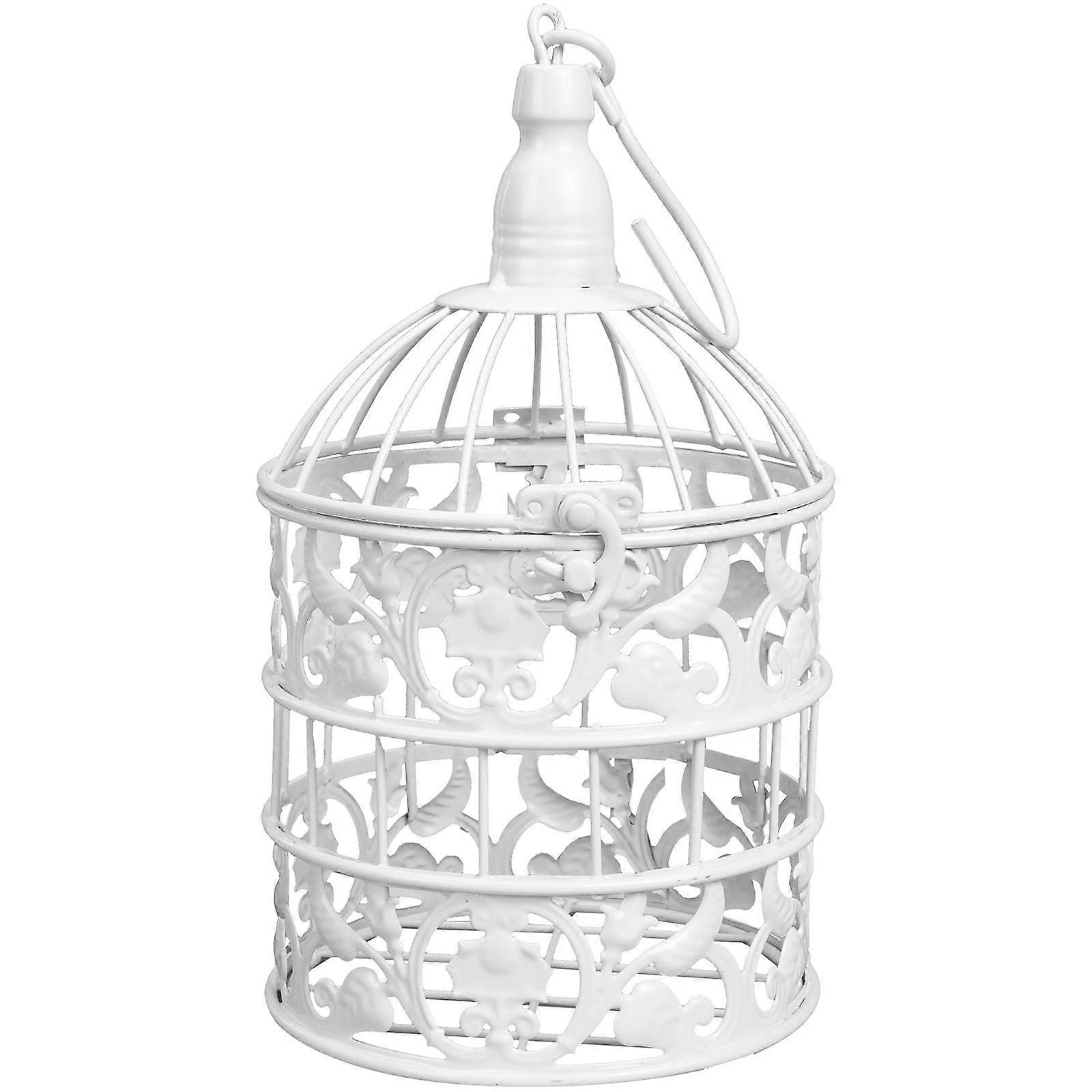 Wedding Cage 1Set Decorative White Ornamental Cage