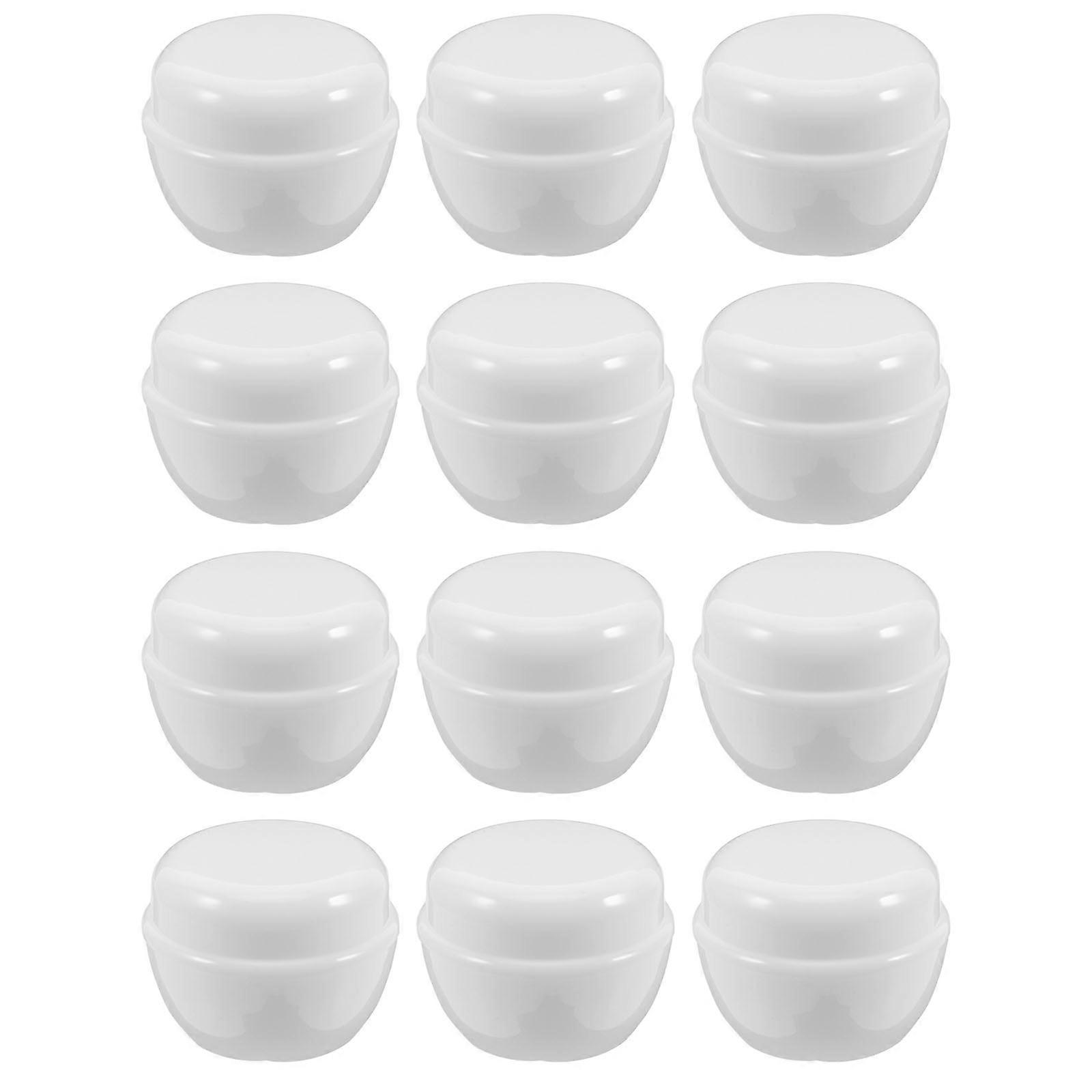 Empty Cosmetic Containers Plastic Jars for Cream Storage 36Pcs with Lids