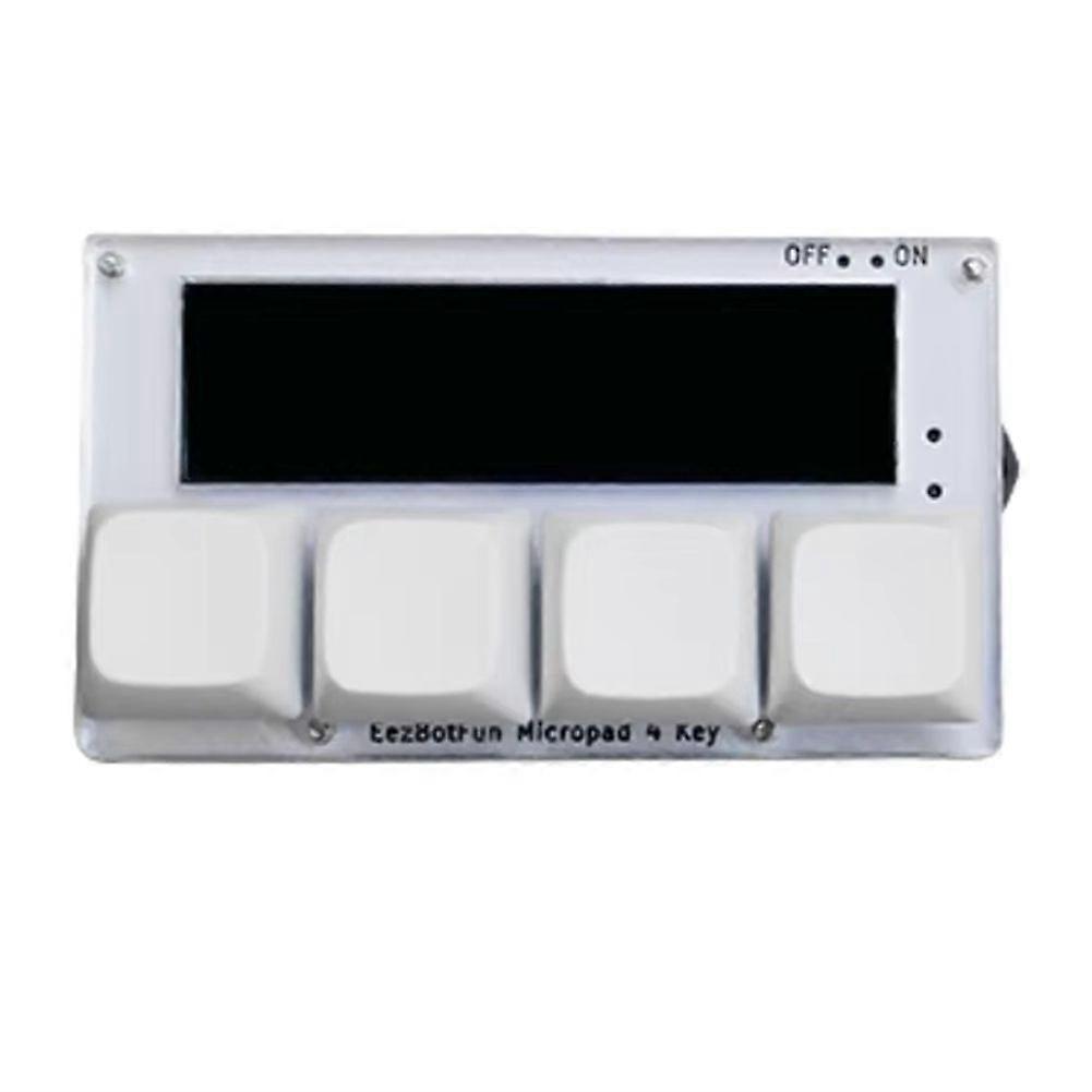 Micropad 4 Key - Programmable Macro Keypad with Color Display,Hotkeys, Game Anti-Cheat Support for Window Wired