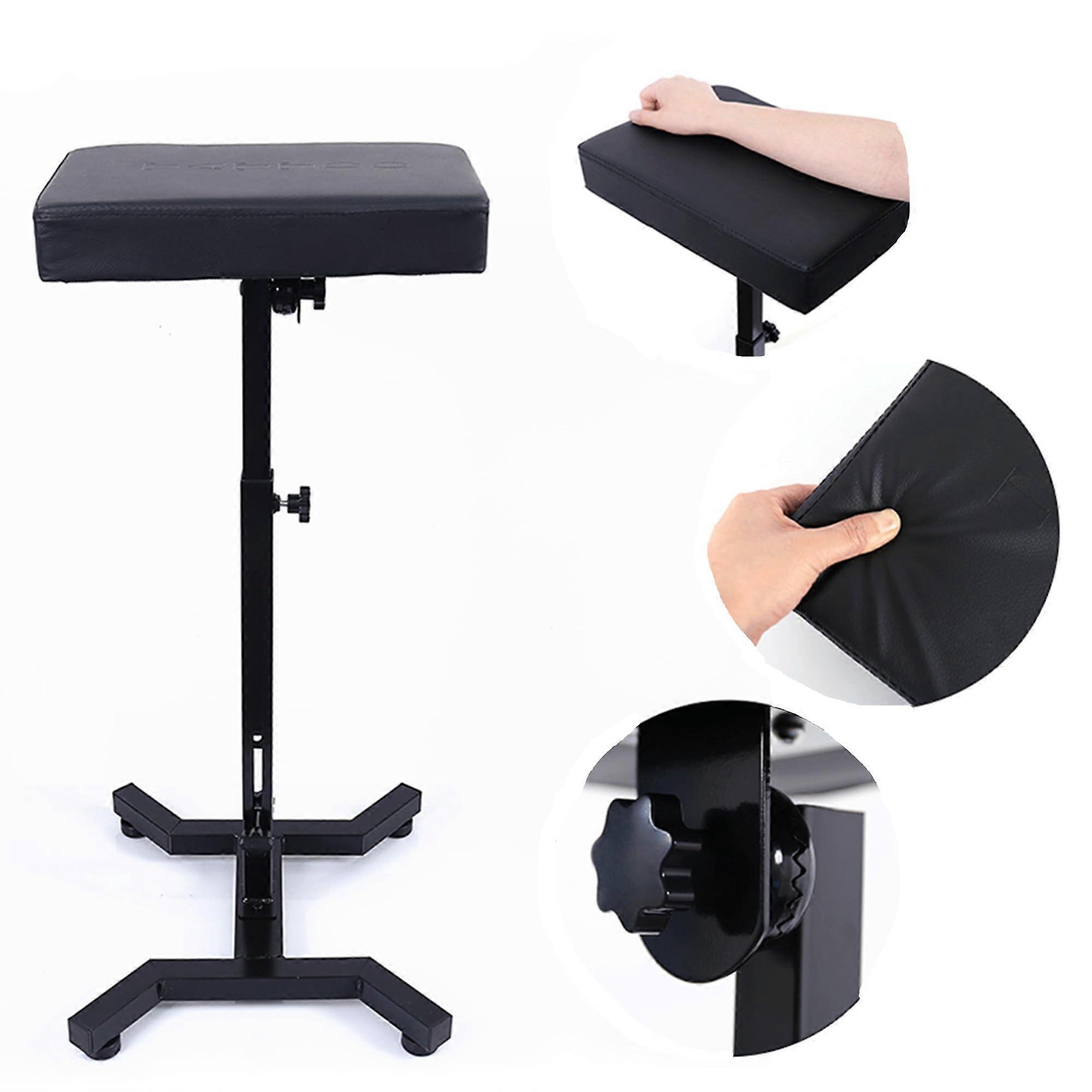 Tattoo Armrest Adjustable Stand with Extra Thick Cushion Pad, Ergonomic Support and Non Slip Base