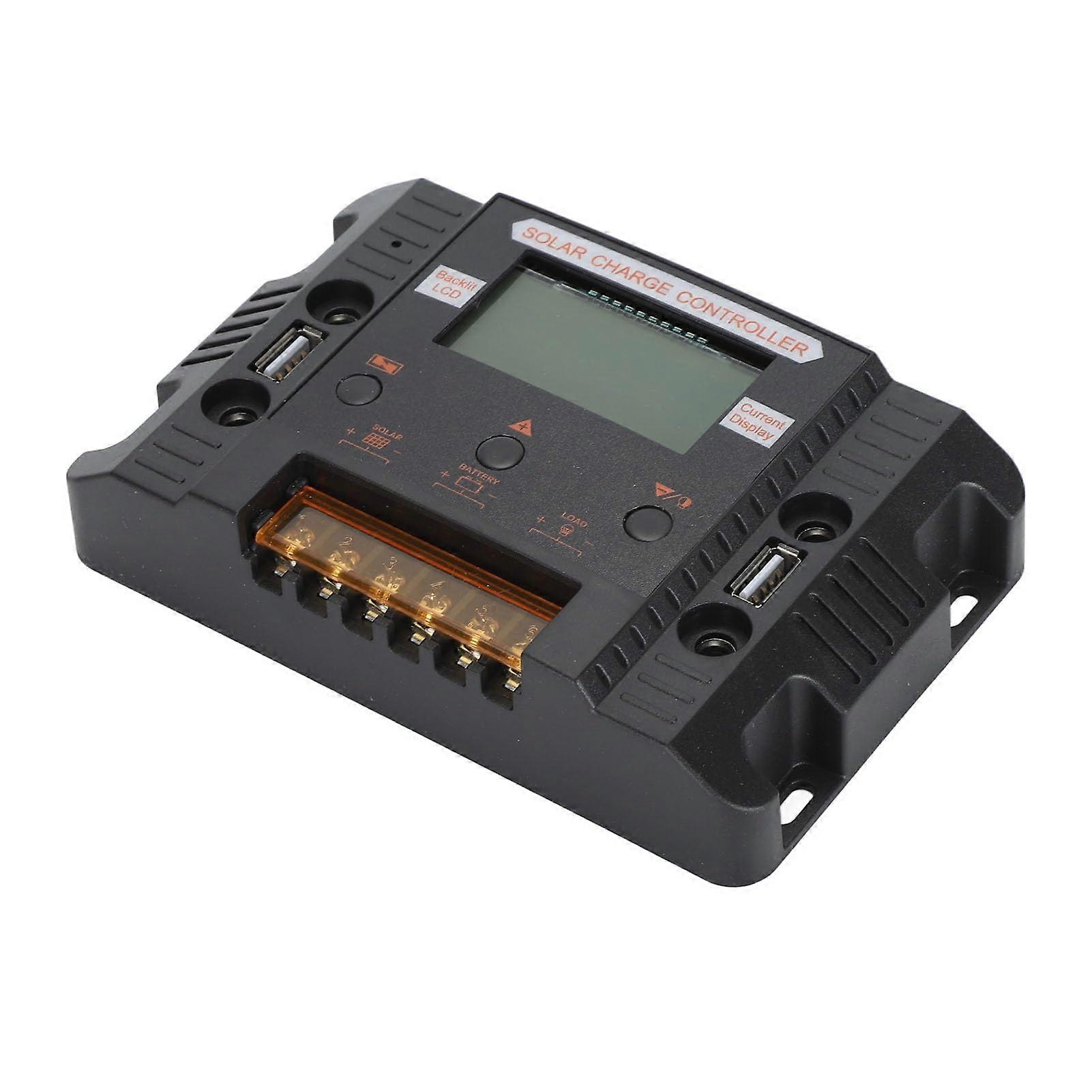 MPPT Solar Charge Controller 12V 24V 30A with LCD, Smart ThreeStage Charging for OffGrid Battery Systems