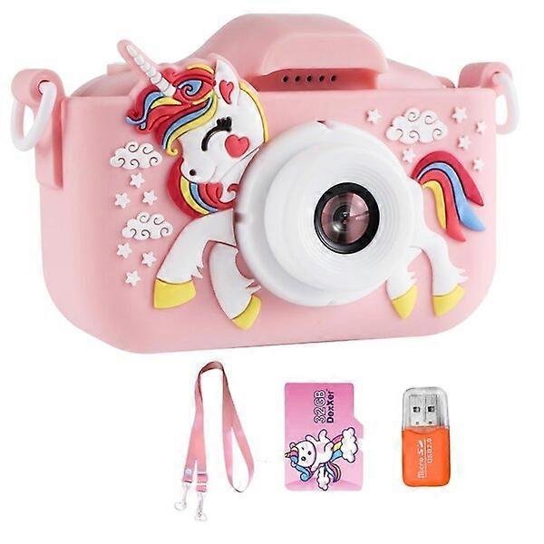 Children's camera, 12 megapixels, 2-inch screen, VF5 pink model