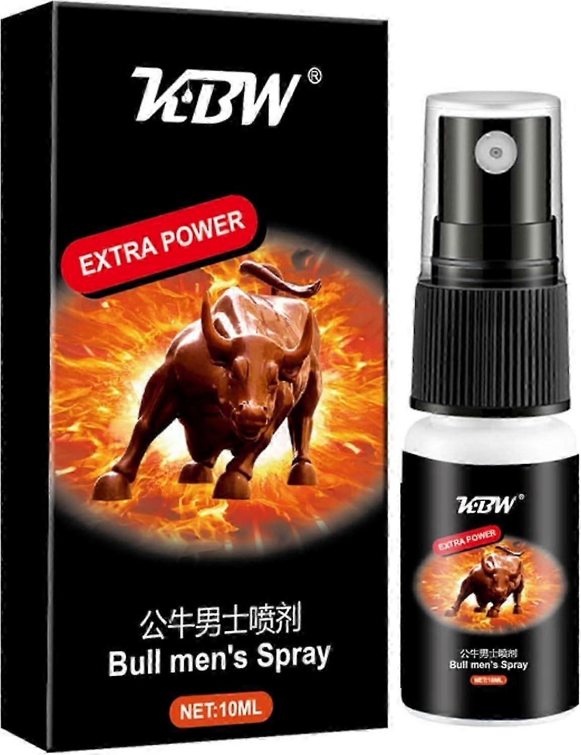 Bull Kraftfull Delay Spray för män, 10 ml