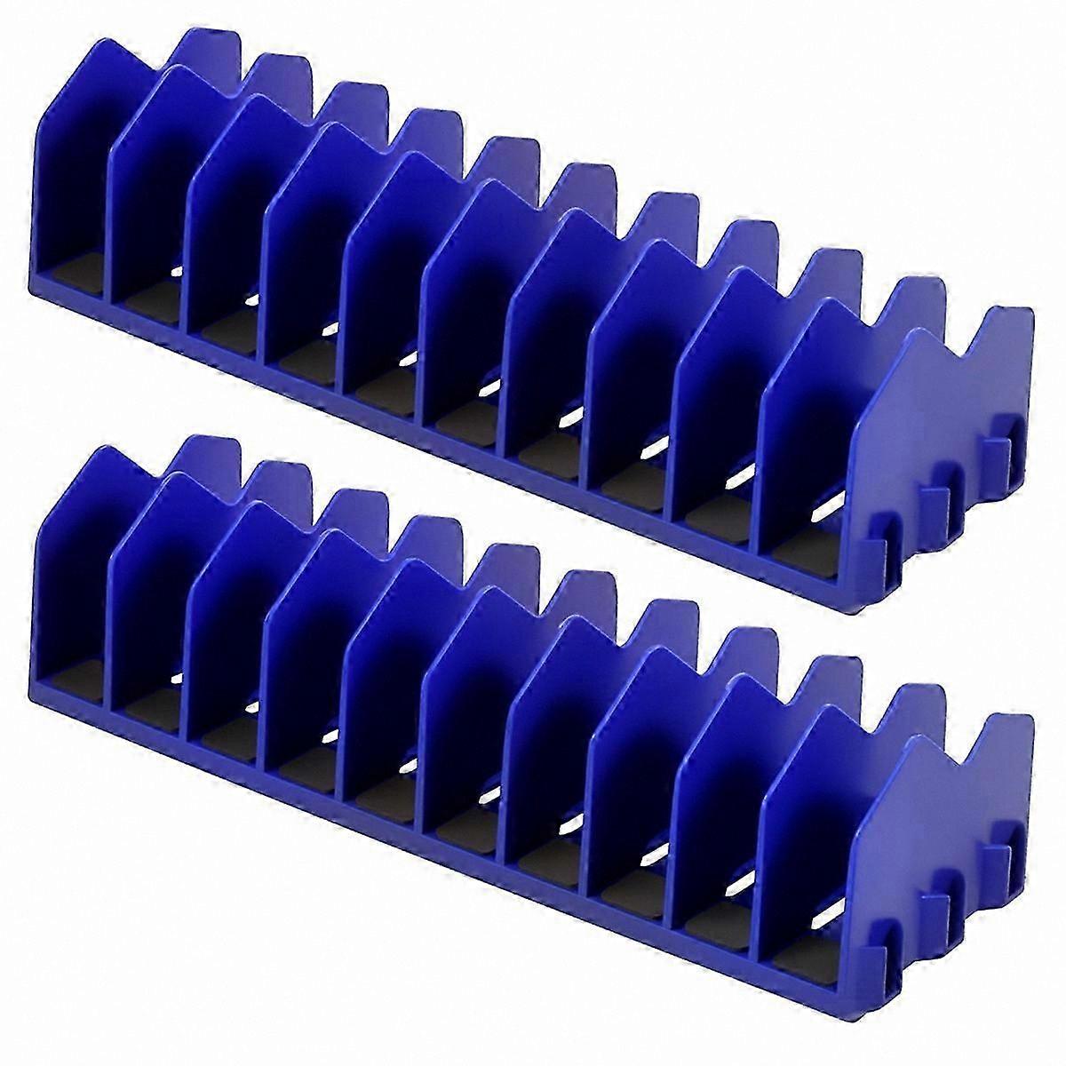 Tool Box Organizer, 10-Slot Plier Rack with Non-Slip Base