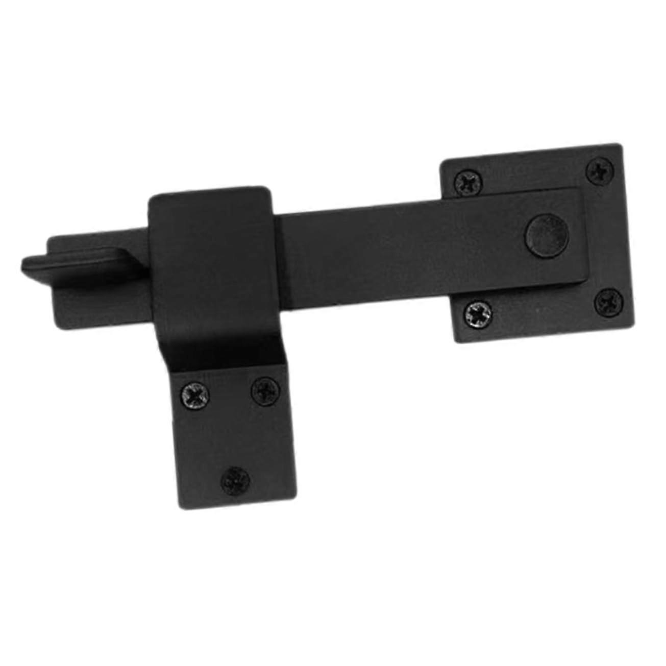 Barn Door Latch Hardware Kit with Wrought Iron Lock – Complete Rustic Gate Latch Set