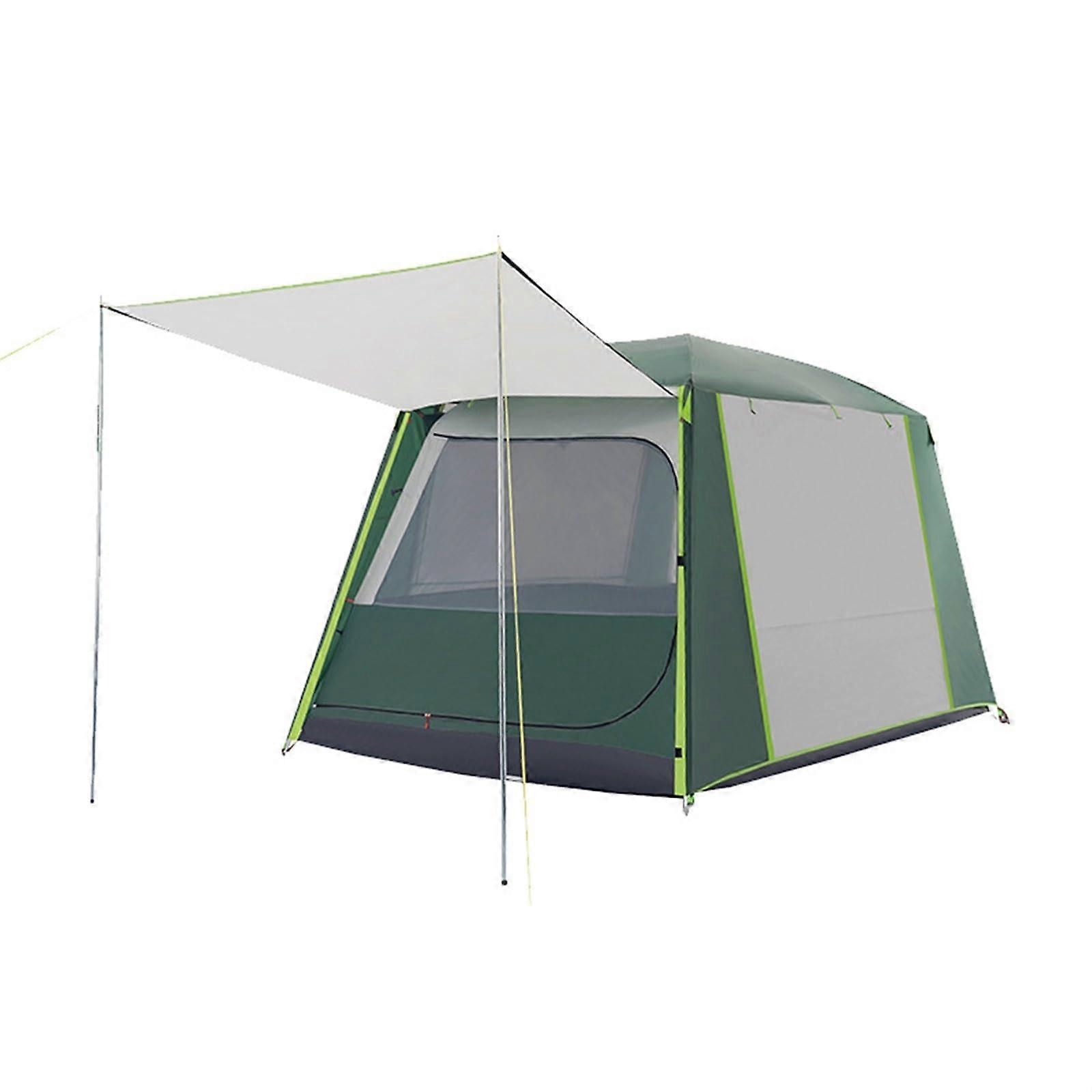 Beach Tent Lightweight Foldable Outdoor Canopy with Mesh Curtain for Camping and Picnic