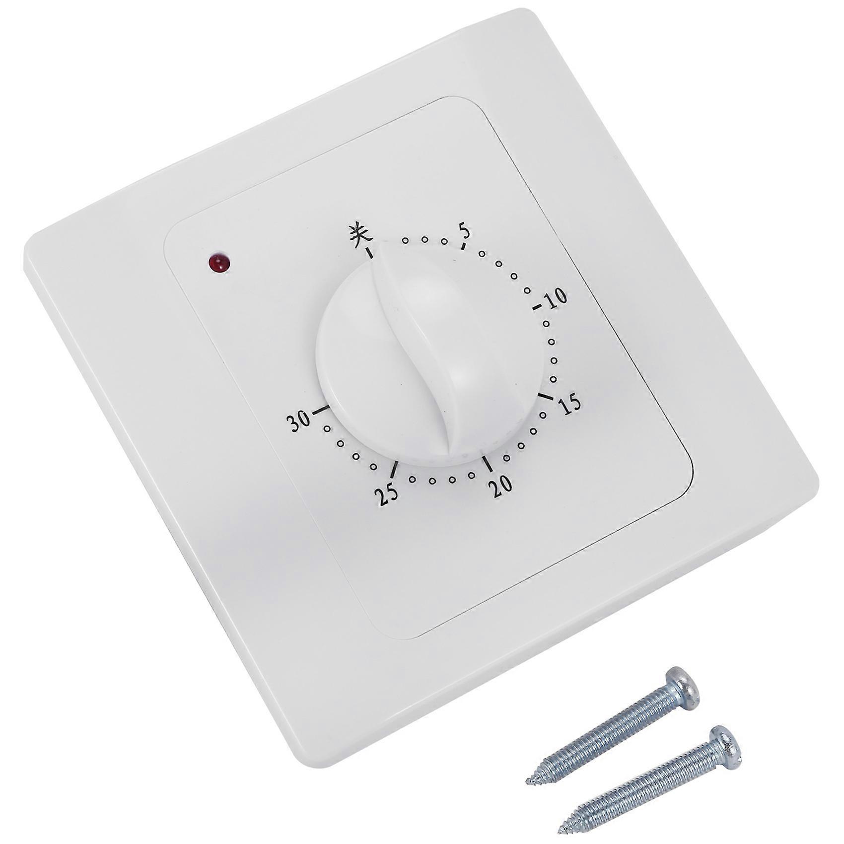 5X Ac 220V 10A 30Min Countdown Timer Switch Electric Digital Time Plug Control Switch Timer Socket Knob Style Mechanical