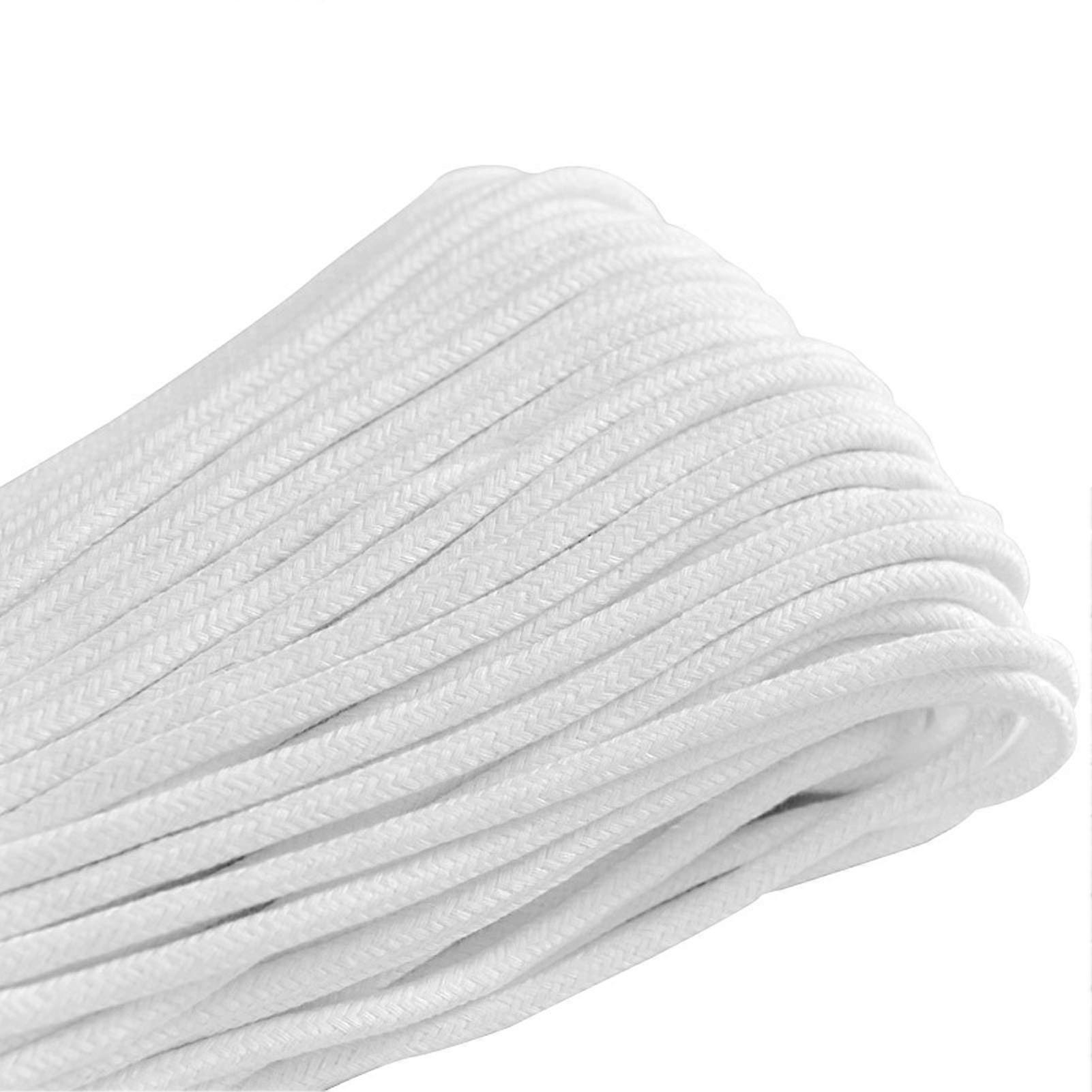 6mm Cotton Rope for Macrame 20m Soft Corespun Cord Decorative Tapestry Craft