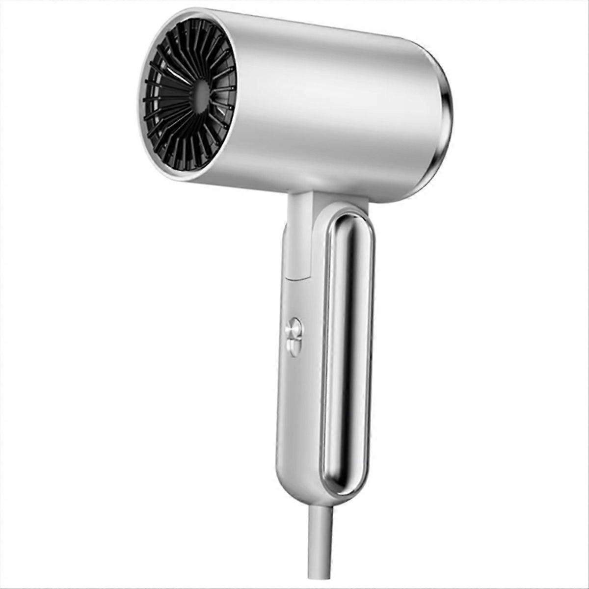 Portable Hair Dryer Quick Dry Foldable 2000W EU Plug White