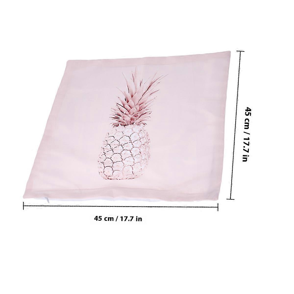 Throw Pillow Cases Creative Pineapple Print Cushion Cover for