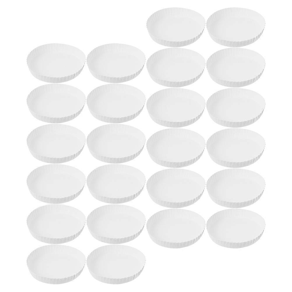 Disposable Cup Covers Paper Cup Lids for Drinking 200Pcs White Paper Material