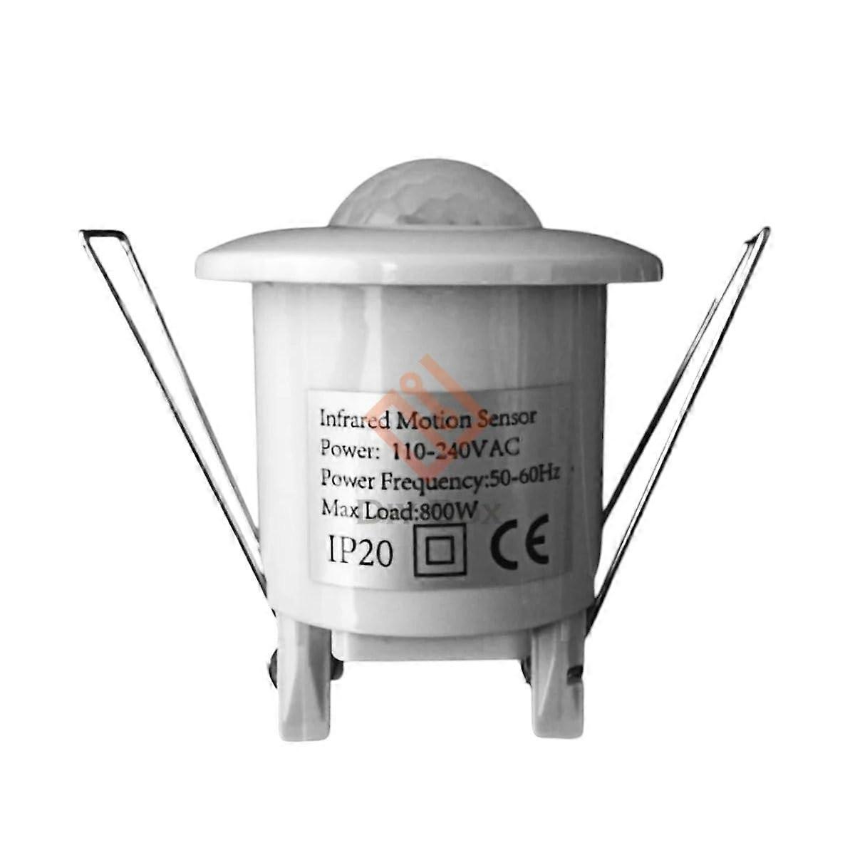 PIR Motion Sensor Light Switch 110V 220V Ceiling Mounted Infrared Detector for LED Bulbs Automatic On/Off