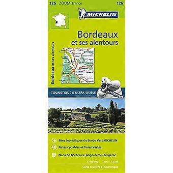 Bordeaux ja lähialueet - Zoom-kartta 126: Kartta (Michelin Zoom -kartat)