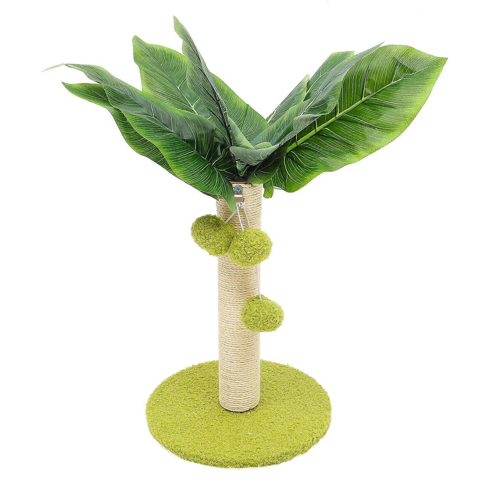 Cat Scratching Post Kitten Scratcher Wood for with Stable Floor Base