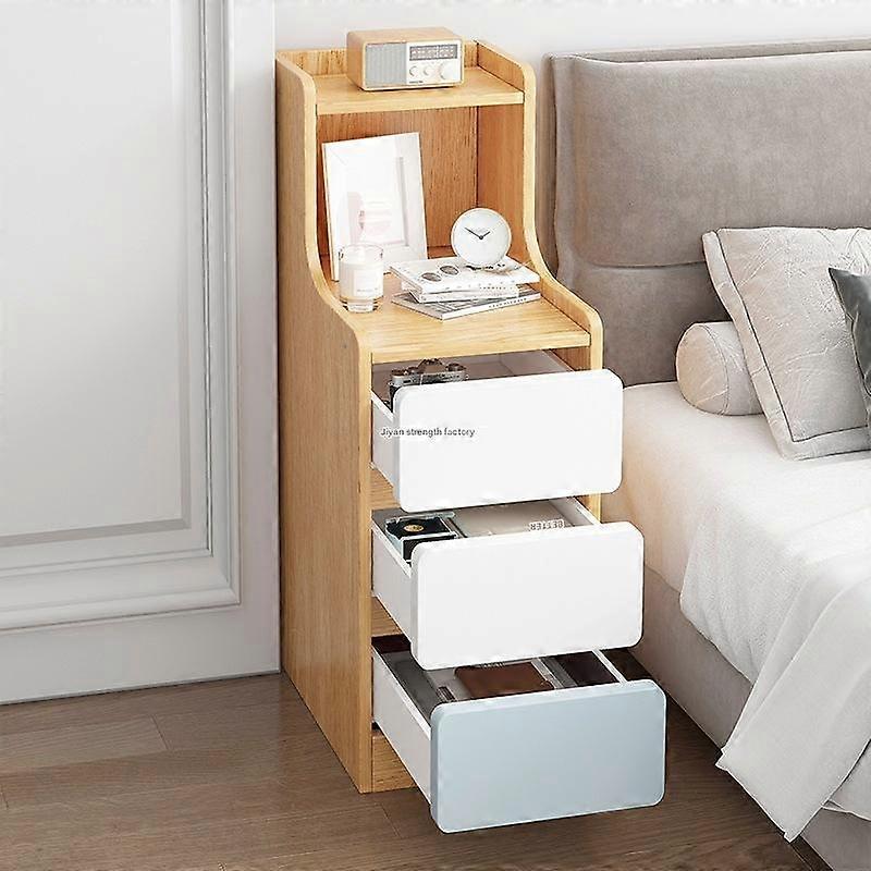Bedside Cabinet, Modern Small Narrow Bedroom Storage Unit