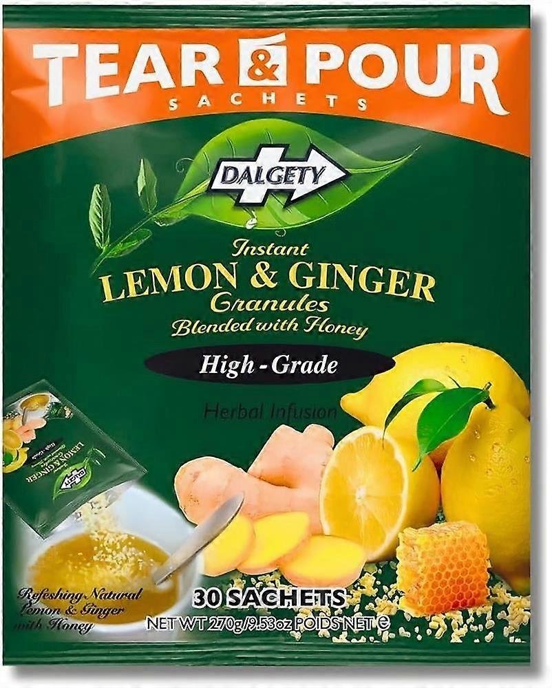 Dalgety Teas Instant Lemon & Ginger Tea 30 Sachets