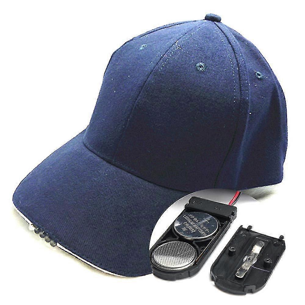 Baseball Cap With Headlamp Bright Led Lights Flashlight Hats