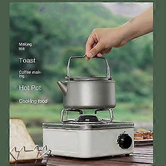 Khaki,Outdoor Camping Cooking Gas Stove Strong Trips Burner Grill Super Light Travel Supplies Cookin