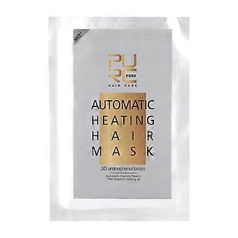 Maschera per capelli a vapore riscaldante alle erbe, per capelli morbidi, lisci e danneggiati, trattamento nutriente.