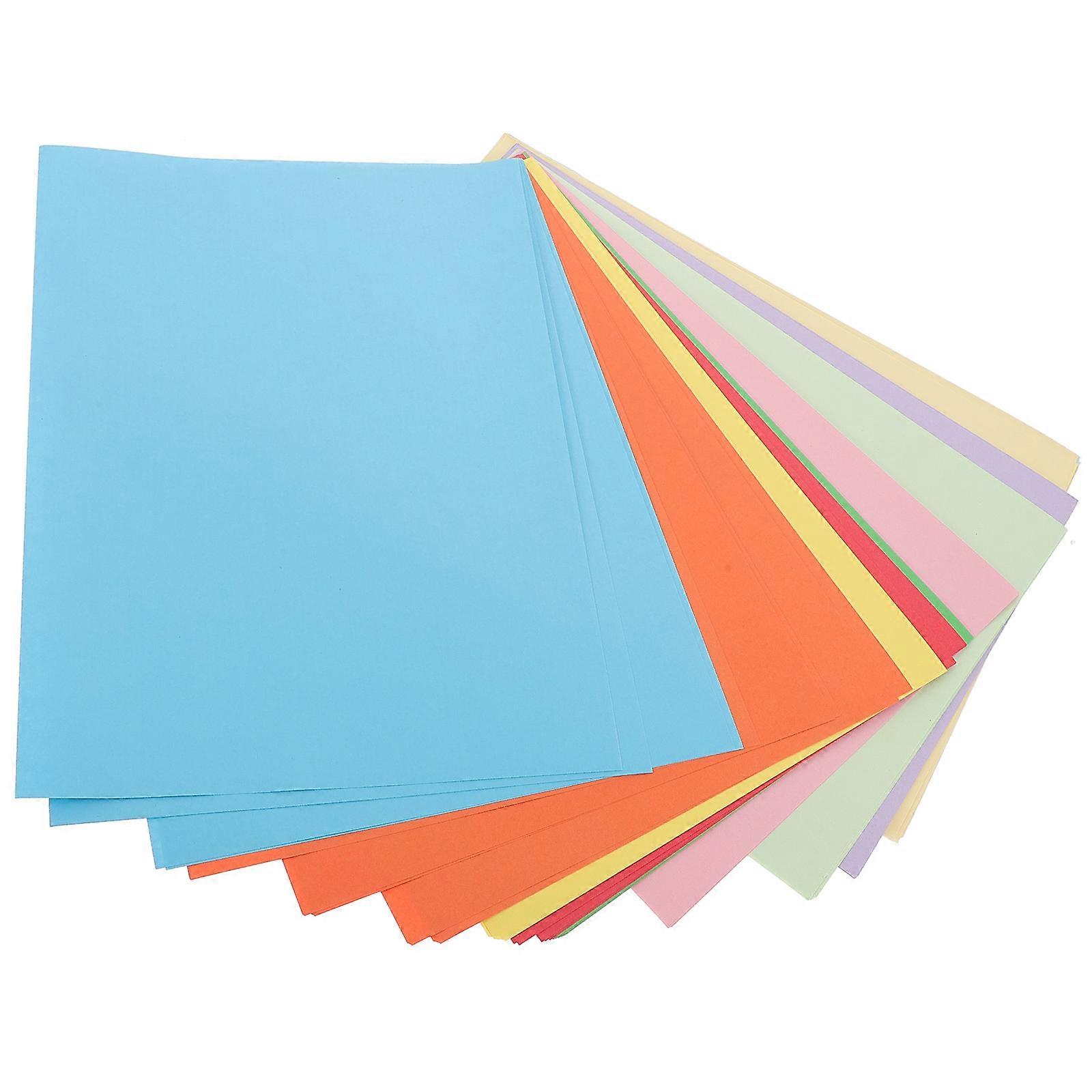 Folding Papers A4 Colorful Sheets for DIY Use 50 Sheets Assorted Color