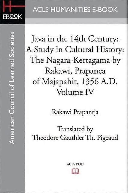 Java In The 14th Century - Rakawi Prapantja - Paperback - en Book