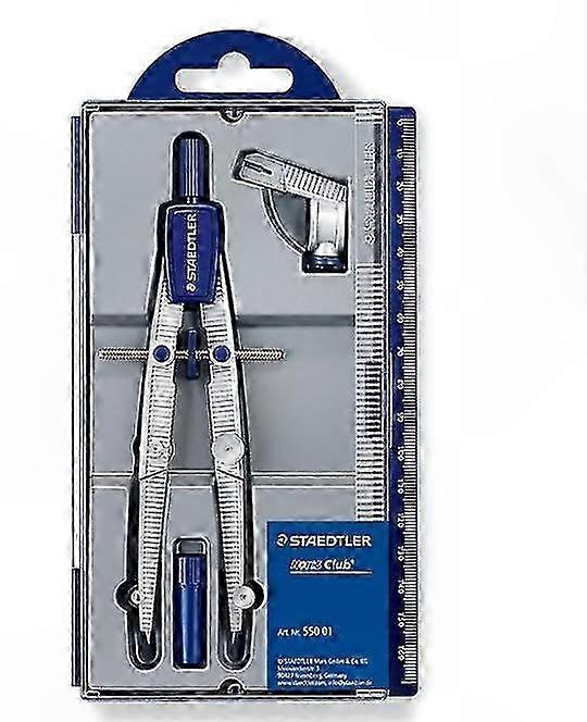 School Compass with Quick Micrometric Adjustment, Universal Adapter, Perfect for Students and Educators