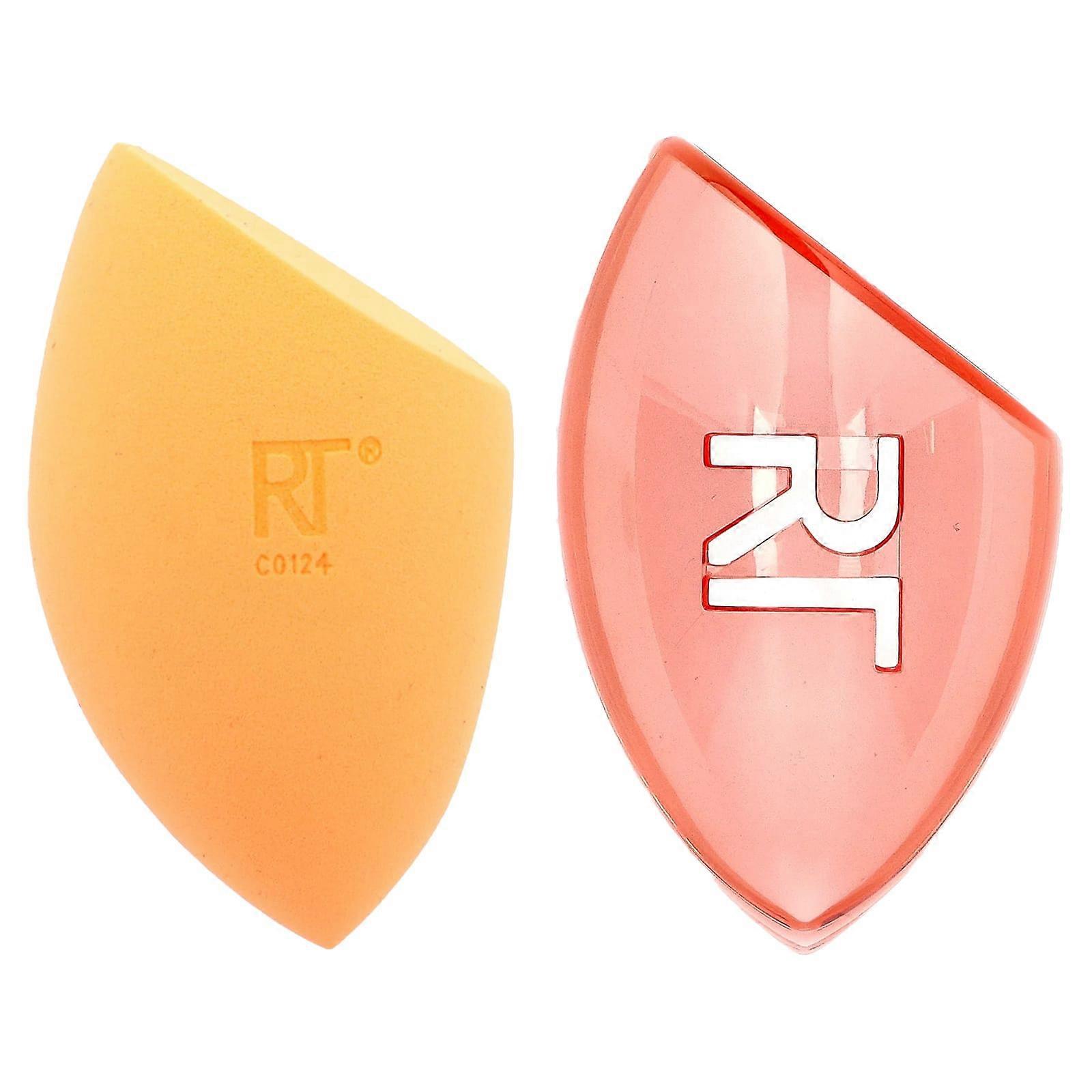 Real Techniques, Miracle Complexion Sponge® + Travel Case, 2 Piece Set, 3-Pack