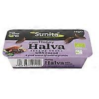 Halva with organic dark chocolate 75 g