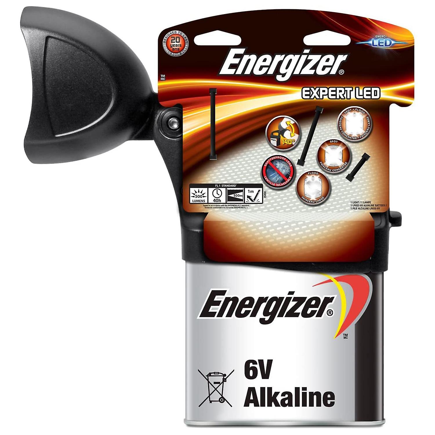 Energizer Robust And Reliable High-Performance Expert LED HighIntensity 6V Torch