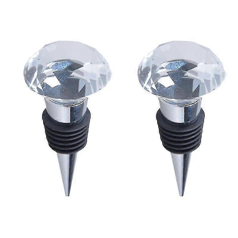 2pcs barware corks,  Crystal Wine Stopper