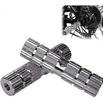 2 Pcs Alliage d’aluminium Pédales d’effets spéciaux antidérapantes