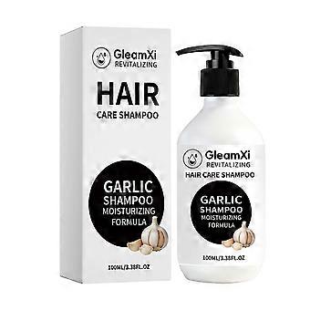 Shampoo de alho para crescimento capilar, hidratante, com extrato que reduz a quebra, para todos os tipos de cabelo.