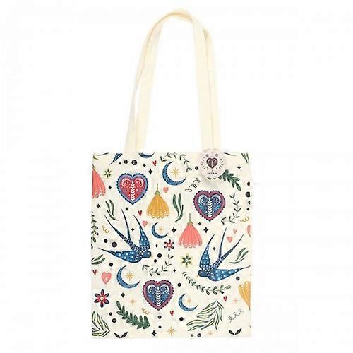 Something Different Folk Print Polycotton Tote Bag