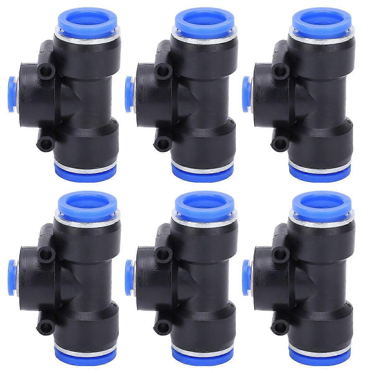 Quick Connector 25Pcs T Type Variable Diameter 3Way for Air Hose
