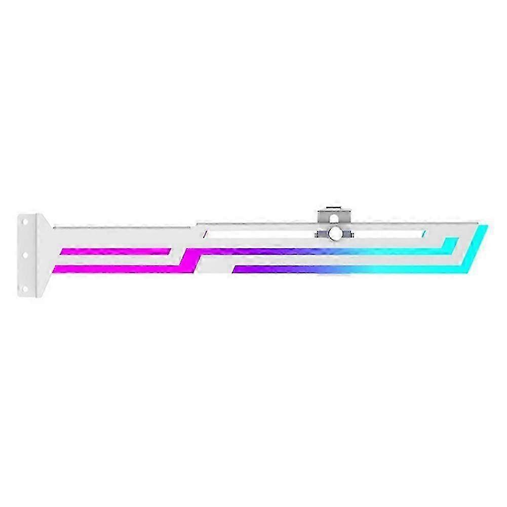 ARGB Graphics Card GPU Holder GPU Brace Support Adjustable Height Horizontal GPU Bracket AURA SYNC GPU Video Card Holder