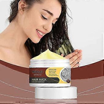 Kollagen-Haarmaske für trockenes, strapaziertes Haar, Kaviar-Extrakt, Deep Repair Conditioning Treatment, Haarmaske für alle Haartypen