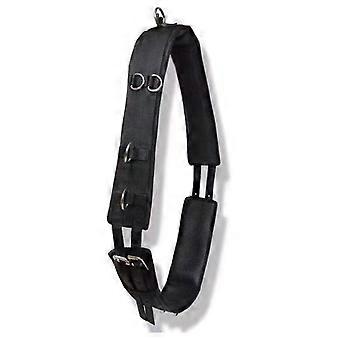 Adjustable Horse Training Surcingle Padded Lunging Strap with D Rings