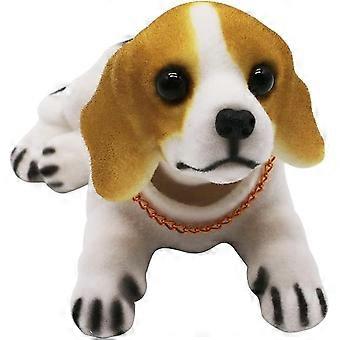 Bobble Head Beagle, Car Decoration Nodding Dog Ornaments High Emulation Creative