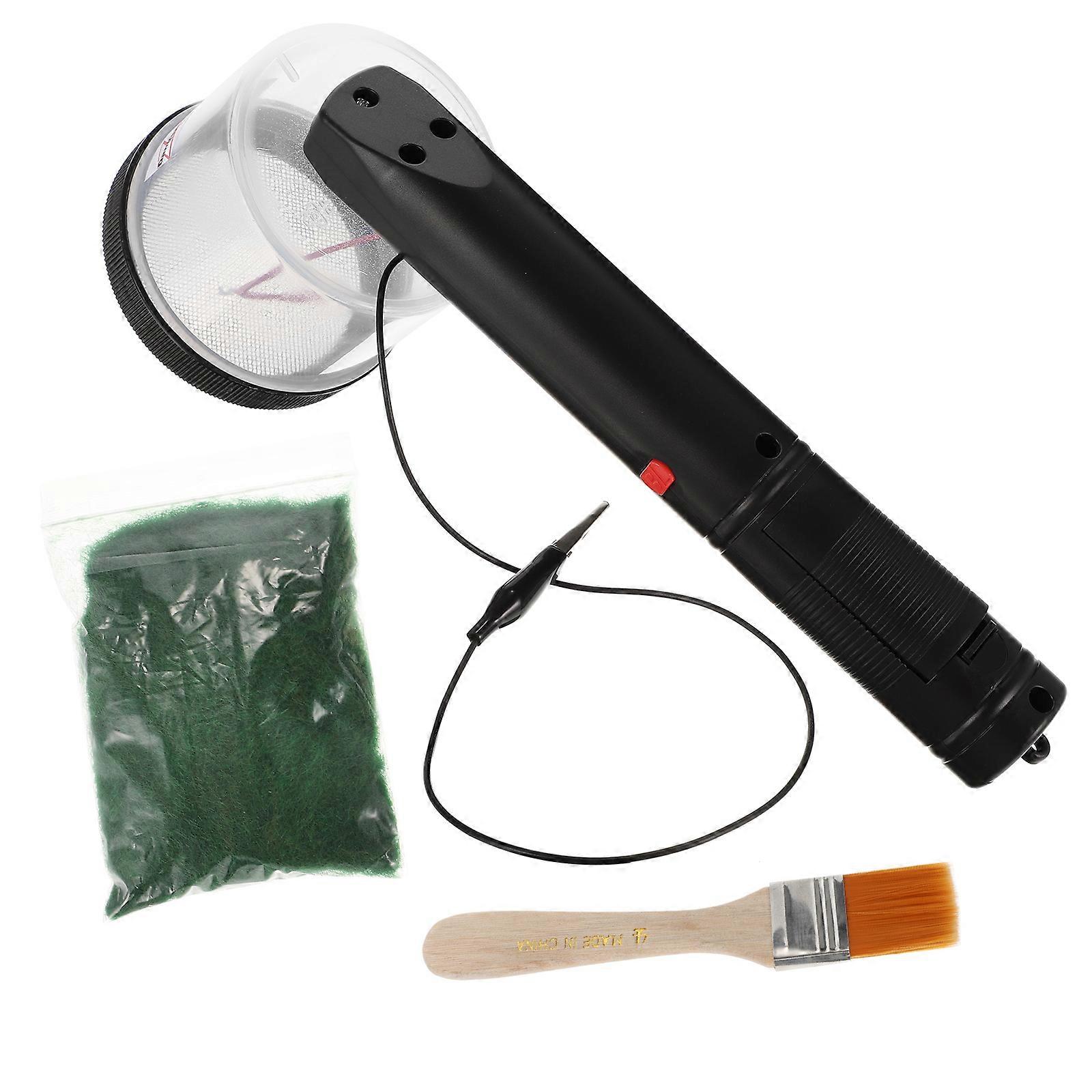 1 Set Static Grass Applicator Electrostatic Flocking Machine Flock Applicator