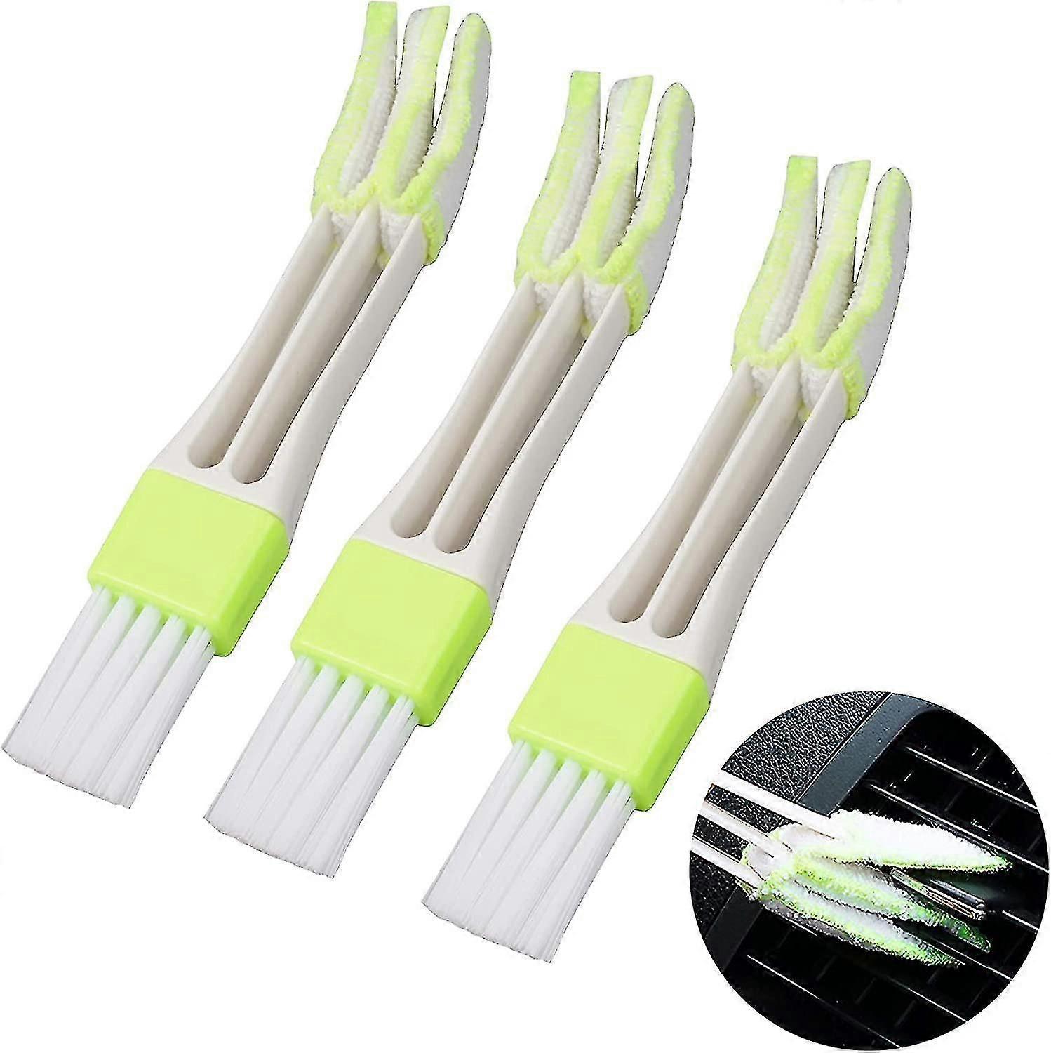 3 Pcs Mini Duster Three- Layer Dusting Brush Cleaner Tool Cleaning Soft Brushes