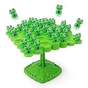Frog Balance Tree Game, Plastic Educational Puzzle Toy for Family Interaction, Improves Focus and Coordination Skills for Kids SZ