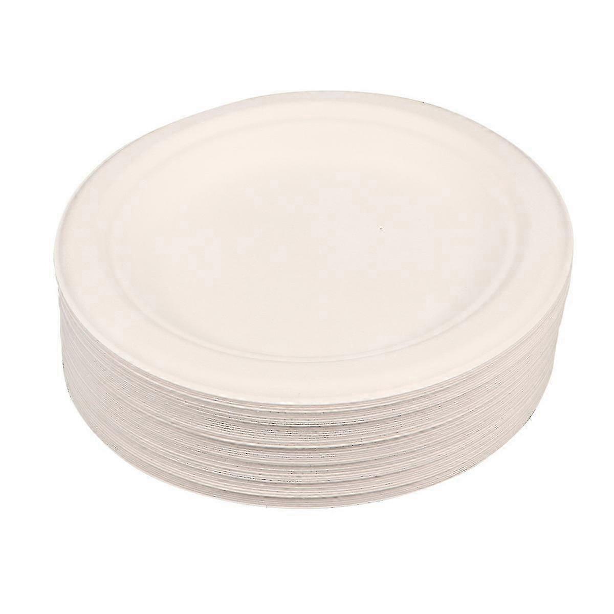 100Pcs White for Holding Paper Serving