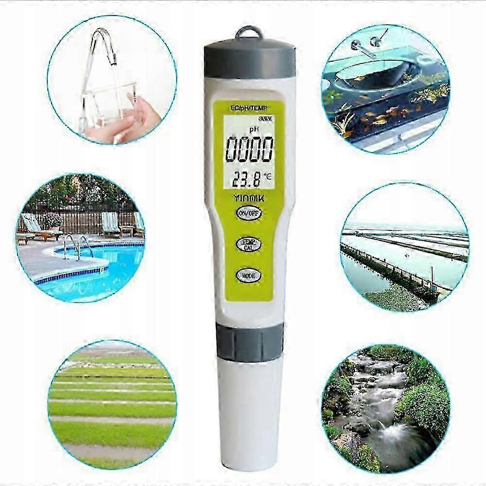 pH- und Chlormessgerät für Pools - Digitaler Wassertester für Schwimmbäder