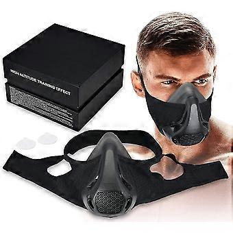 Højhøjde maske, træning træning maske mænd til at forbedre lungekapacitet, 24 niveau vejrtrækning modstand fitness maske til at opgradere udholdenhed, til alle sportsgrene