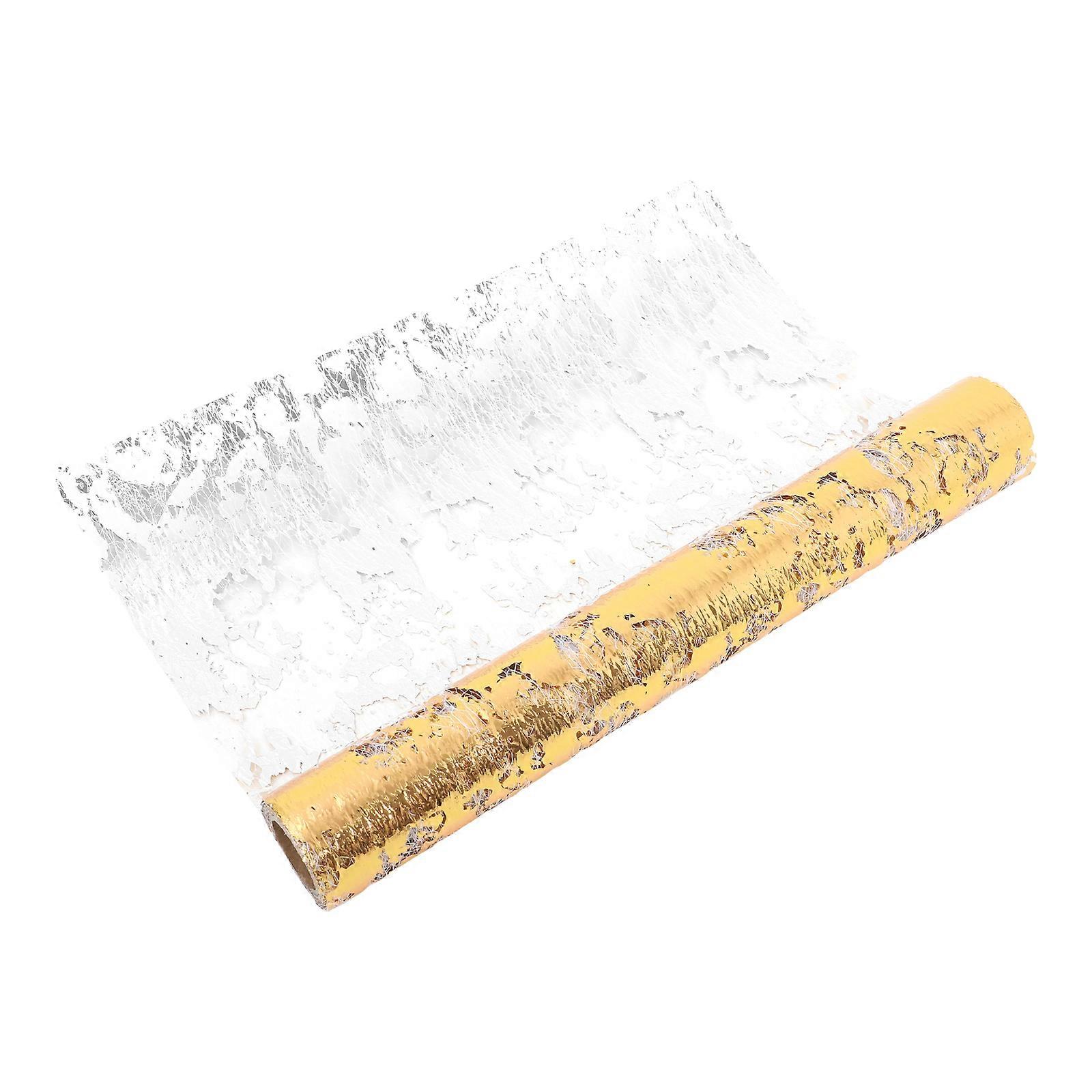 Gold Mesh Table Runner for Decoration 1 Roll Elegant Wedding Decor