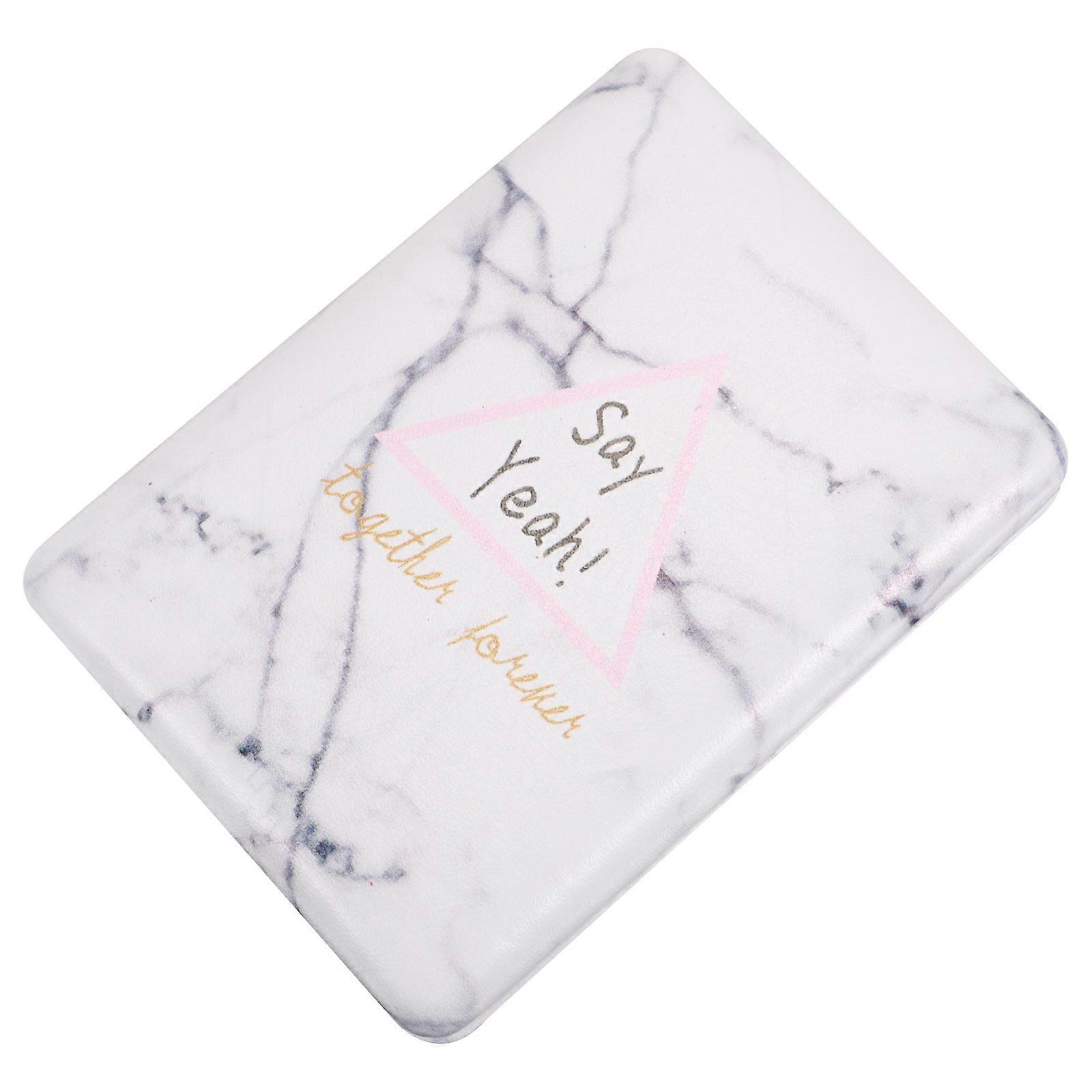 Compact Mirror Double Sided Mirror for Makeup Use Black